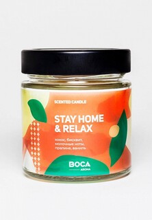 Свеча ароматическая Boca Aroma STAY HOME & RELAX