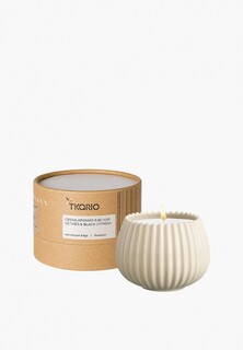 Свеча ароматическая Tkano Vetiver & Black cypress