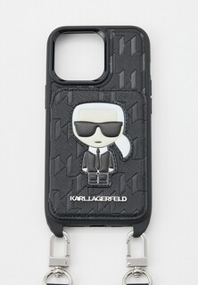 Чехол для iPhone Karl Lagerfeld 13 Pro, кросс-боди с кардслотом