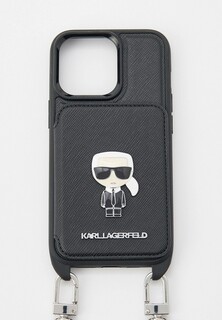 Чехол для iPhone Karl Lagerfeld 13 Pro, кросс-боди с кардслотом