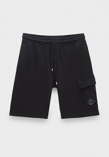 Шорты спортивные C.P. Company light fleece utility shorts black