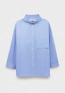 Рубашка Darkpark nathalie - oversized shirt blue/white