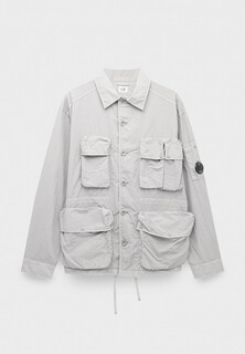 Рубашка C.P. Company flatt nylon utility overshirt drizzle