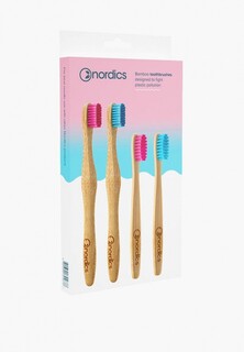 Комплект зубных щеток Nordics с мягкой щетиной