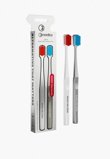 Комплект зубных щеток Nordics НАБОР 2 в 1, 2 PCS. Super Soft Toothbrush 12000