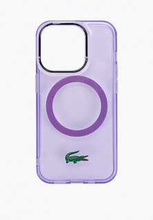 Чехол для iPhone Lacoste 15 Pro, с MagSafe