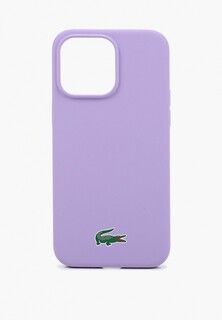 Чехол для iPhone Lacoste 15 Pro Max, с MagSafe с бархатистым покрытием soft-touch