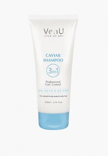 Шампунь Von U с икрой Caviar Shampoo 200 мл