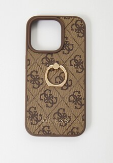 Чехол для iPhone Guess 15 Pro, с кольцом-держателем