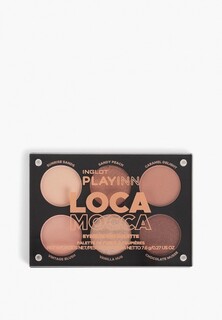 Палетка теней для век Inglot Playinn palette eyeshadow, тон loca mocca, 7.6 г