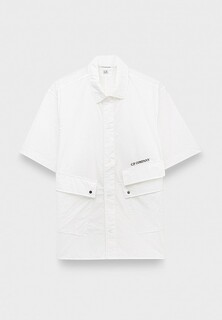 Рубашка C.P. Company popeline pocket shirt gauze white