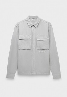 Рубашка C.P. Company broken linen/cotton shirt drizzle