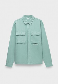 Рубашка C.P. Company broken linen/cotton shirt green bay