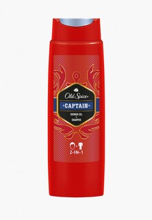 Гель для душа Old Spice гель для душа + шампунь 2в1 Кэпитэн, 250мл