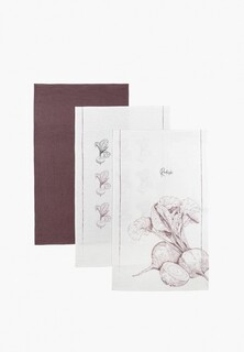 Набор полотенец кухонных Bellehome Lamoda Exclusive, 40х70 см 3шт.