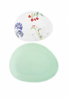 Набор тарелок Elan Gallery 19,5х15,5х2 см + 24,7х19,5х2,7 см