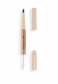 Карандаш для бровей Revolution Revolution Fluffy Brow Filter Duo, Granite