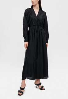 Платье Forte Forte contemporary habotai long dress noir