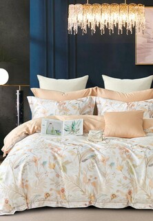 Постельное белье Евро Bellehome Фуко сатин-премиум