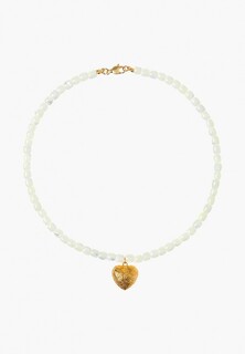 Колье Viva la Vika Beads And Gold Heart Necklace