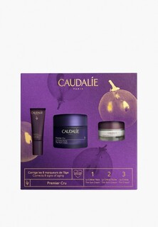 Набор для ухода за лицом Caudalie Premier Cru Против всех признаков возрастных изменений Крем питательный Riche 50 мл + Крем для области вокруг глаз 5 мл + Крем La Creme 15 мл