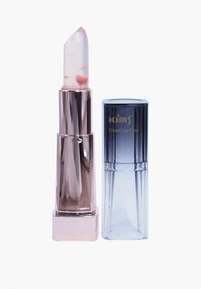 Бальзам для губ Kims FLOWER LIP GLOW Crystal Pink, увлажнение и блеск, 3.3 г