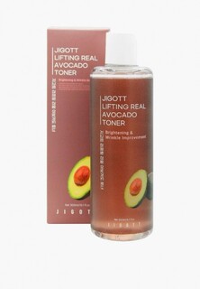 Тонер для лица Jigott с экстрактом авокадо JIGOTT Lifting Real Avocado Toner 300 мл
