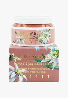 Крем для лица Jigott Увлажняющий с экстрактом цветка эдельвейса Edelweiss Flower Hydration Cream 100мл