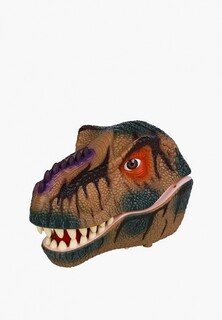 Игрушка развивающая Masai Mara Тираннозавр (Тирекс) серии "Мир динозавров" - Игрушка на руку, парогенератор, коричневый