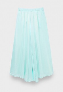 Юбка Forte Forte cotton silk voile elasticated skirt aquatic