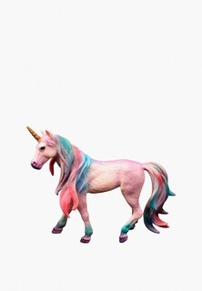 Фигурка Masai Mara Фиолетовый единорог с длинной цветной гривой, серия: "Мир фэнтези"