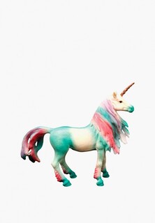 Фигурка Masai Mara Зеленый единорог с длинной цветной гривой, серия: "Мир фэнтези"