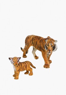 Набор фигурок Masai Mara Семья тигров, 2 предмета (тигр и тигренок), серия: "Мир диких животных"