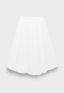 Юбка Forte Forte bci cotton popline elasticated skirt white