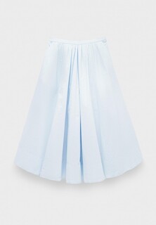 Юбка Forte Forte bci cotton popline elasticated skirt sky dust
