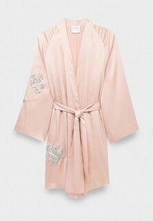 Жакет Forte Forte embroidered stretch silk satin kimono petalo