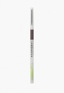 Карандаш для бровей Influence Beauty ультратонкий, с щеточкой