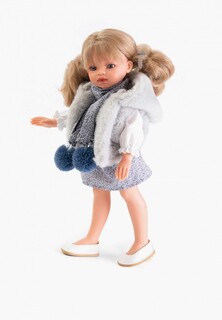 Кукла Munecas Dolls Antonio Juan Ракель в сером, 33 см, виниловая