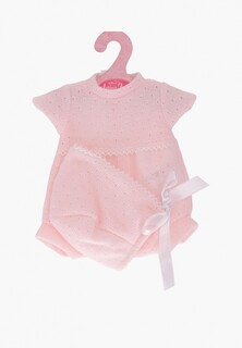 Одежда для куклы Munecas Dolls Antonio Juan 30 - 35 см, боди-комбинезон, чепчик розовый