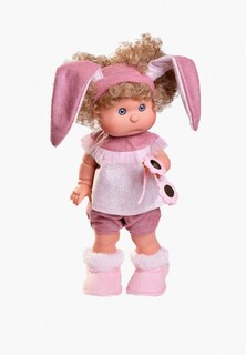 Кукла Munecas Dolls Antonio Juan девочка Ирис в образе зайчика, 38 см, виниловая