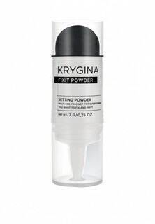 Пудра Krygina Cosmetics для лица фиксирующая рассыпчатая прозрачная, праймер Fixit Powder, 7 г