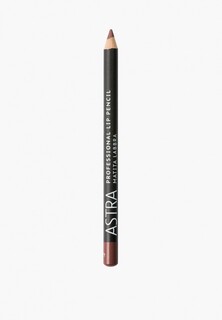 Карандаш для губ Astra Астра PROFESSIONAL Lip Pencil, стойкий, тон 41 wood, 1.1 г