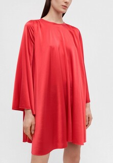 Платье Forte Forte stretch heavy silk satin flared mini dress rouge
