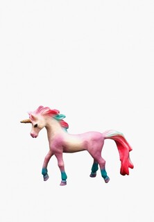 Фигурка Masai Mara "Мир фэнтези". Сиреневый жеребенок-единорог с цветной гривой
