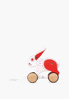Игрушка развивающая Hape Каталка для малышей Серия "Зверики", зайчонок