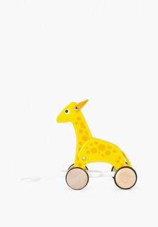 Игрушка развивающая Hape Каталка для малышей Серия "Зверики", жираф