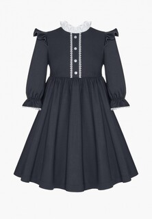 Платье Oletwice школьное с крылышками и съемным белым воротником