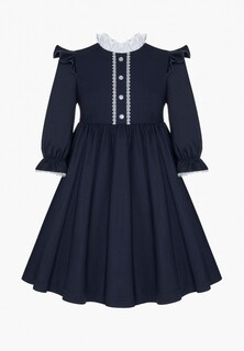 Платье Oletwice школьное с крылышками и съемным белым воротником