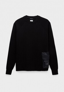Джемпер C.P. Company metropolis series double mixed pocket sweater black