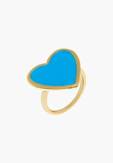 Кольцо Viva la Vika Blue Enamel Heart Ring